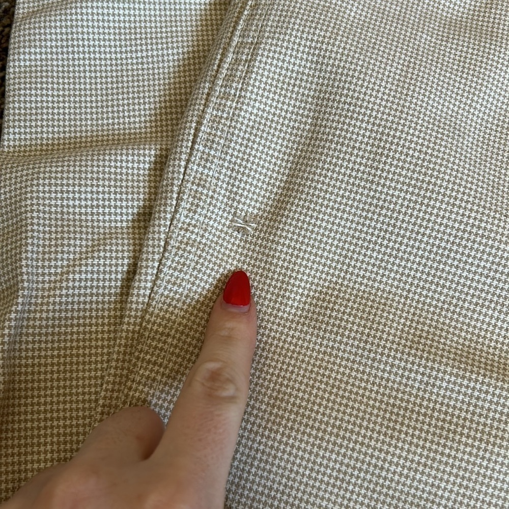 Vintage Rockies Cream Patterned Slacks - Picture 7 of 7